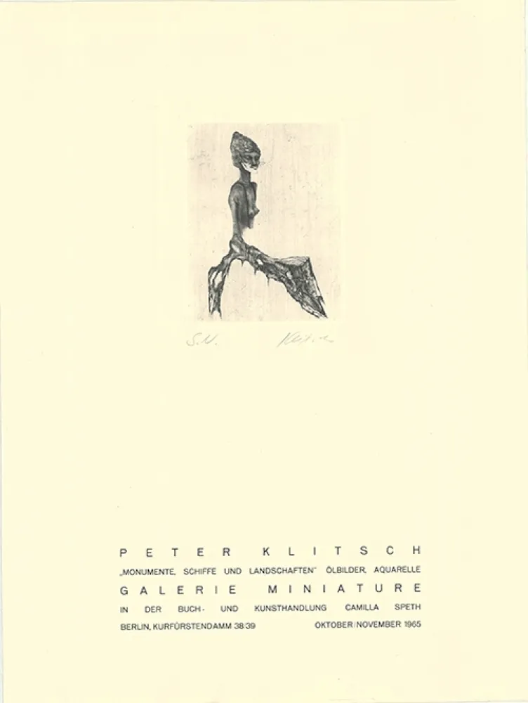 版画 Klitsch - Monumente, Schiffe und Landschaften 