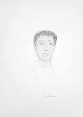 石版画 Klossowski - Portrait de garçon