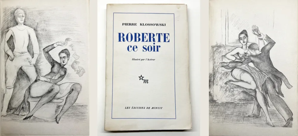 插图书 Klossowski - ROBERTE CE SOIR avec quatre dessins hors-texte (1953)
