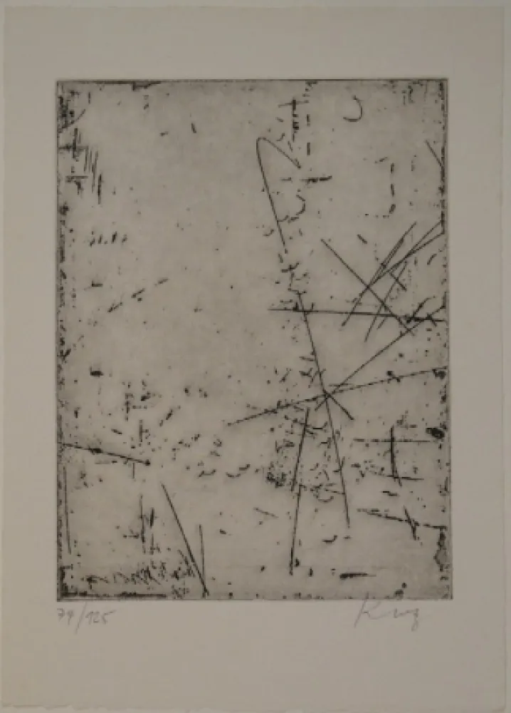 蚀刻版画 Klotz - Untitled