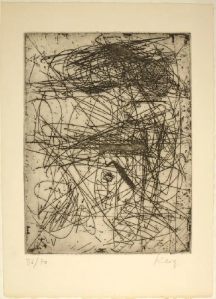 蚀刻版画 Klotz - Untitled