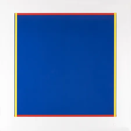 丝网印刷 Knoebel - Rot, Gelb, Weiss, Blau 02