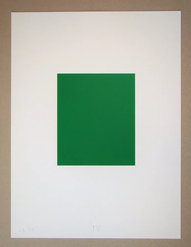 丝网印刷 Knoebel - Rot Gelb Weiss Blau