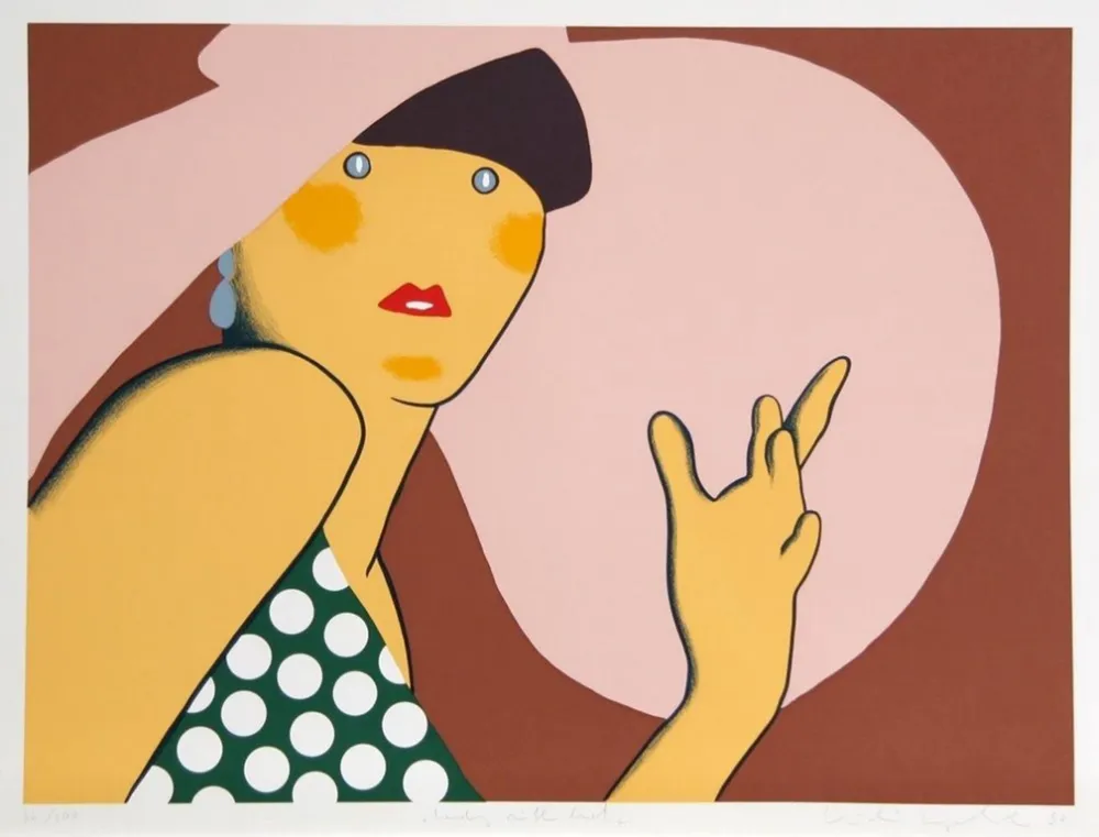 丝网印刷 Kogelnik - LADY WITH HAT