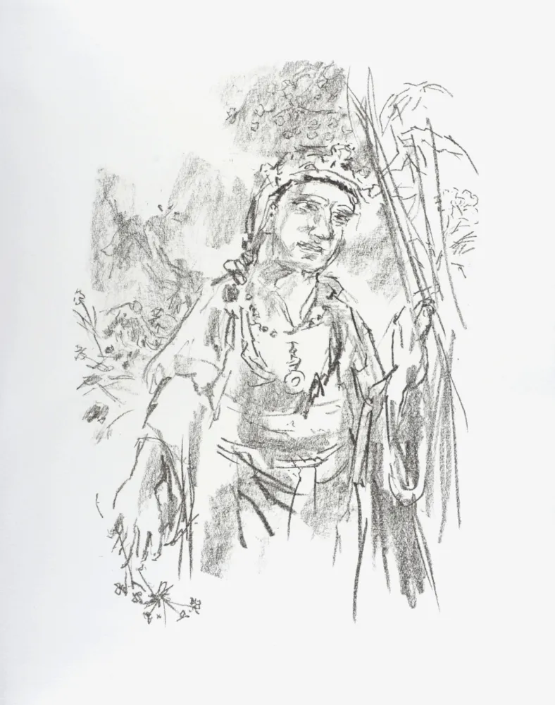 石版画 Kokoschka - Cordelia, 1963