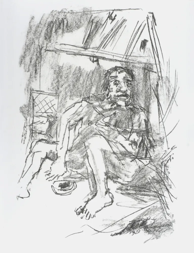 石版画 Kokoschka - Edgar,1963