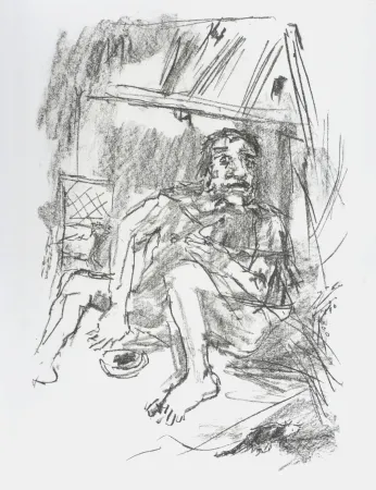 石版画 Kokoschka - Edgar,1963