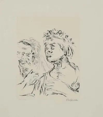 版画 Kokoschka - El veredicto (Der Urteilsspruch)