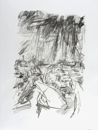 石版画 Kokoschka - Lear, 1963