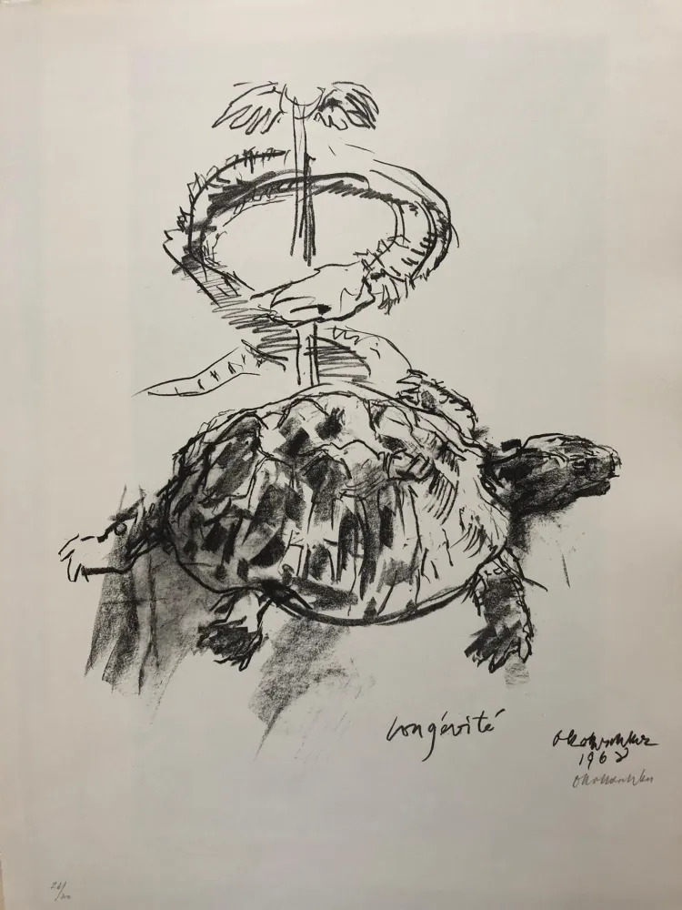 石版画 Kokoschka - Longévité