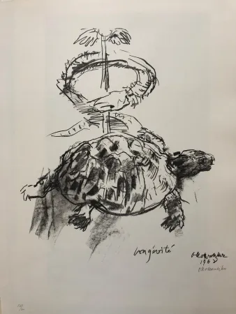 石版画 Kokoschka - Longévité