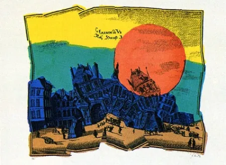 石版画 Kolar - Château qui rêve