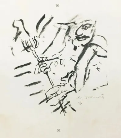 石版画 Kooning - Rainbow: Thelonious Monk Devil at