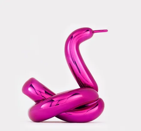 复数作品 Koons - Balloon Swan (Magenta)
