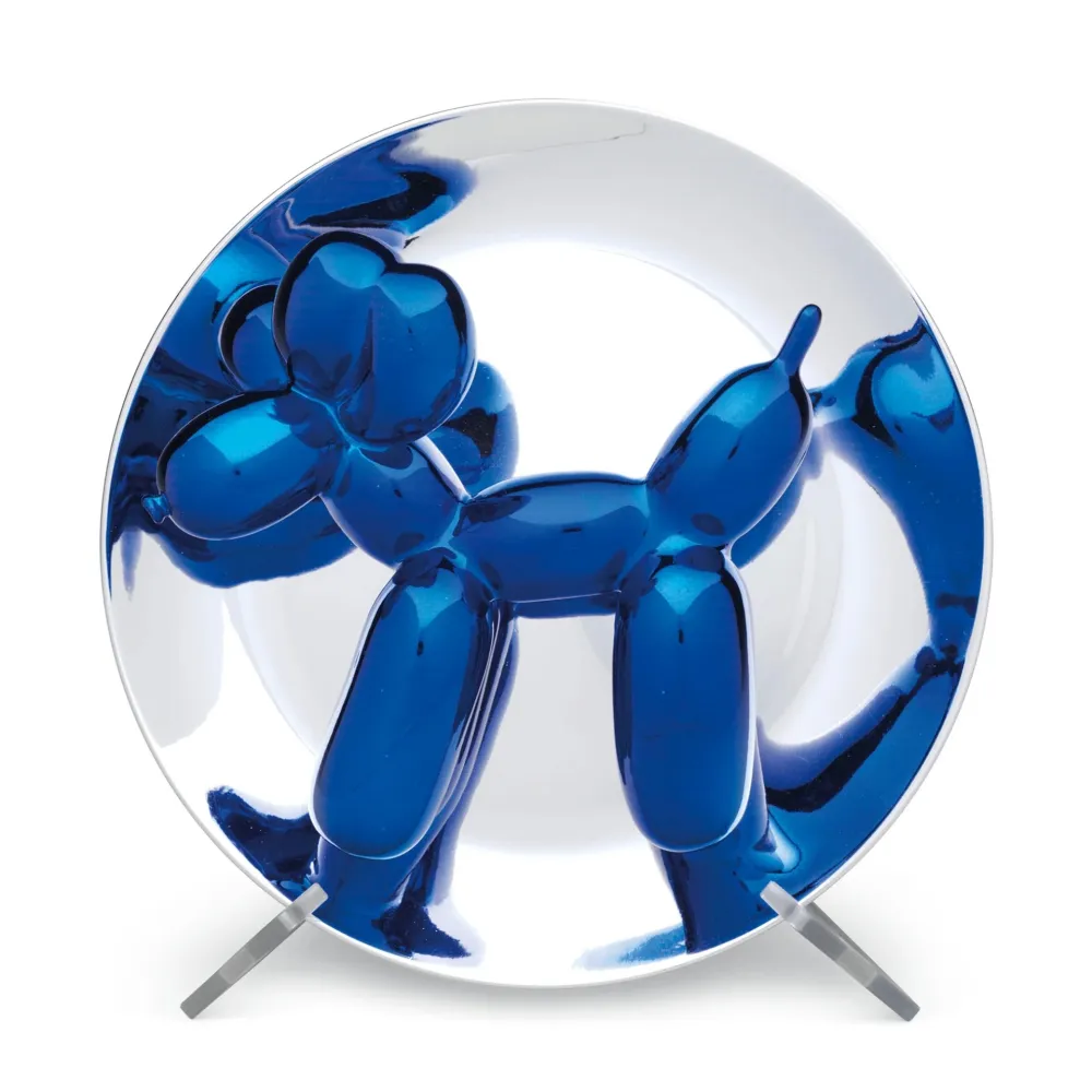 复数作品 Koons - Le ballon du chien (bleu)