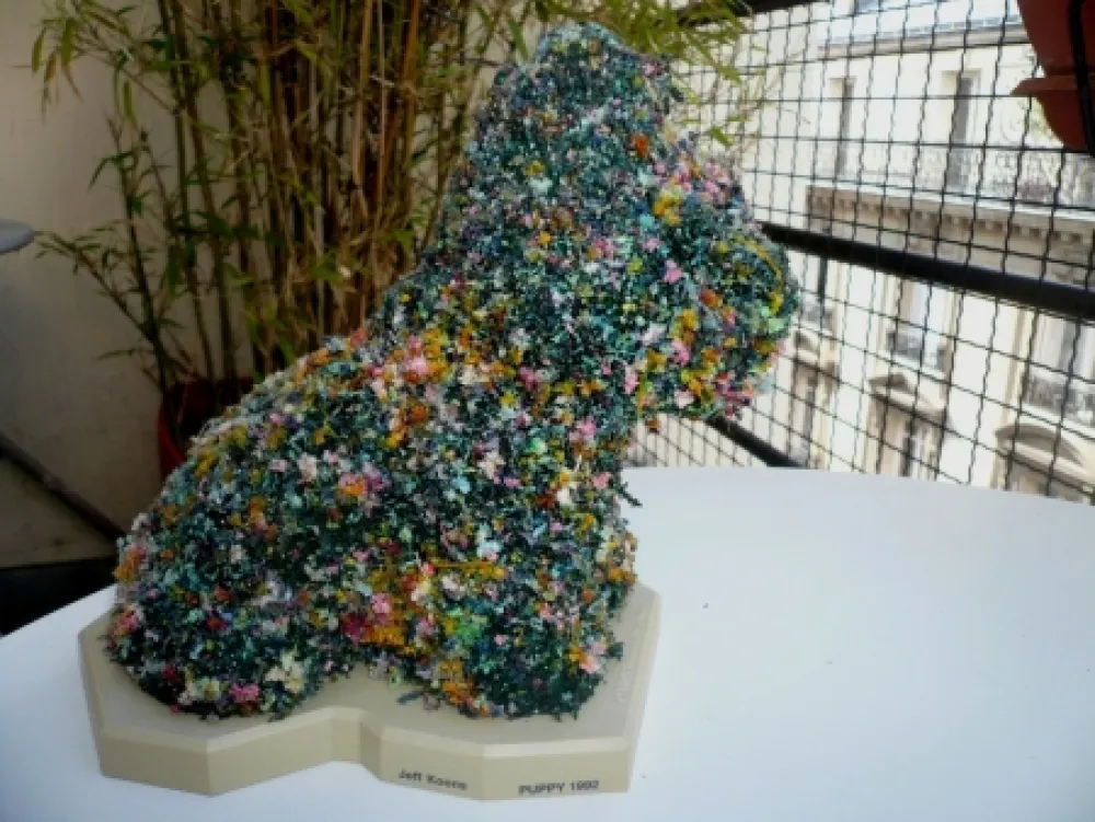 复数作品 Koons - Puppy (Hecho a mano)