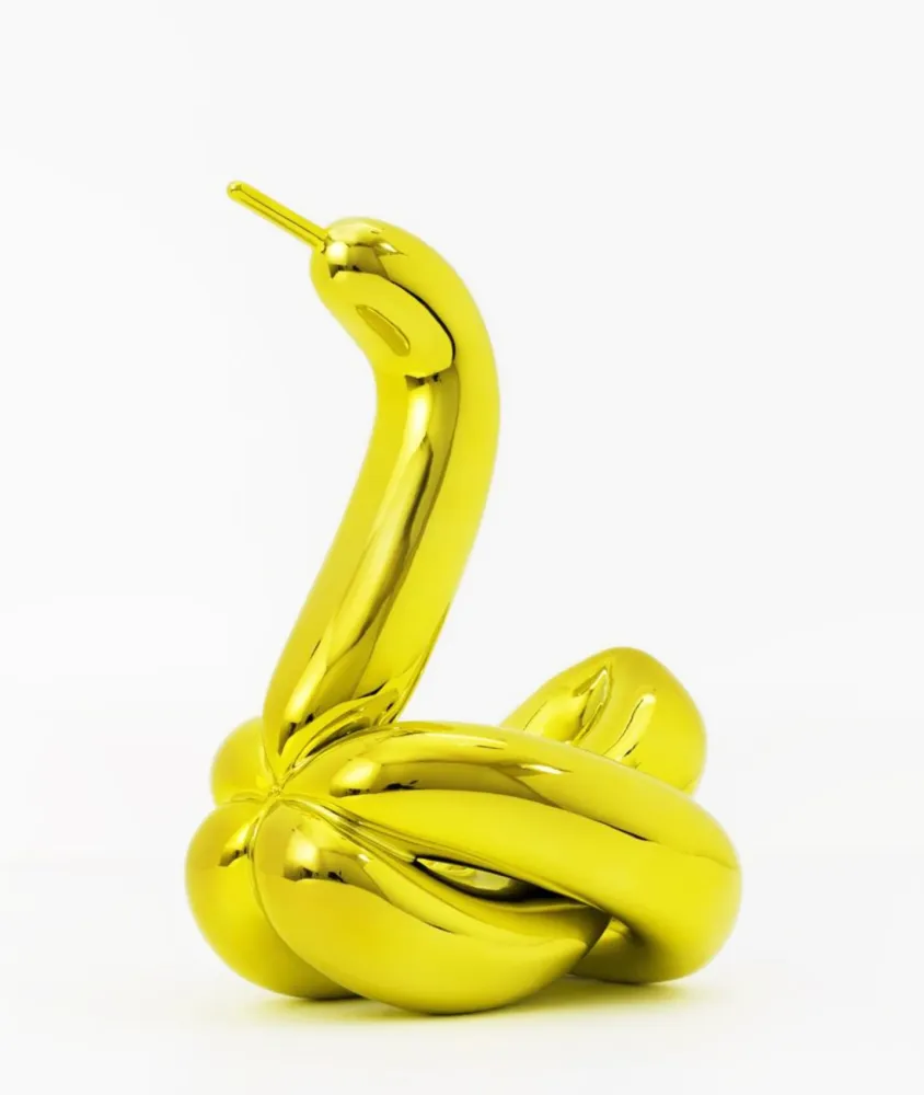 无技术 Koons - Yellow Balloon Swan