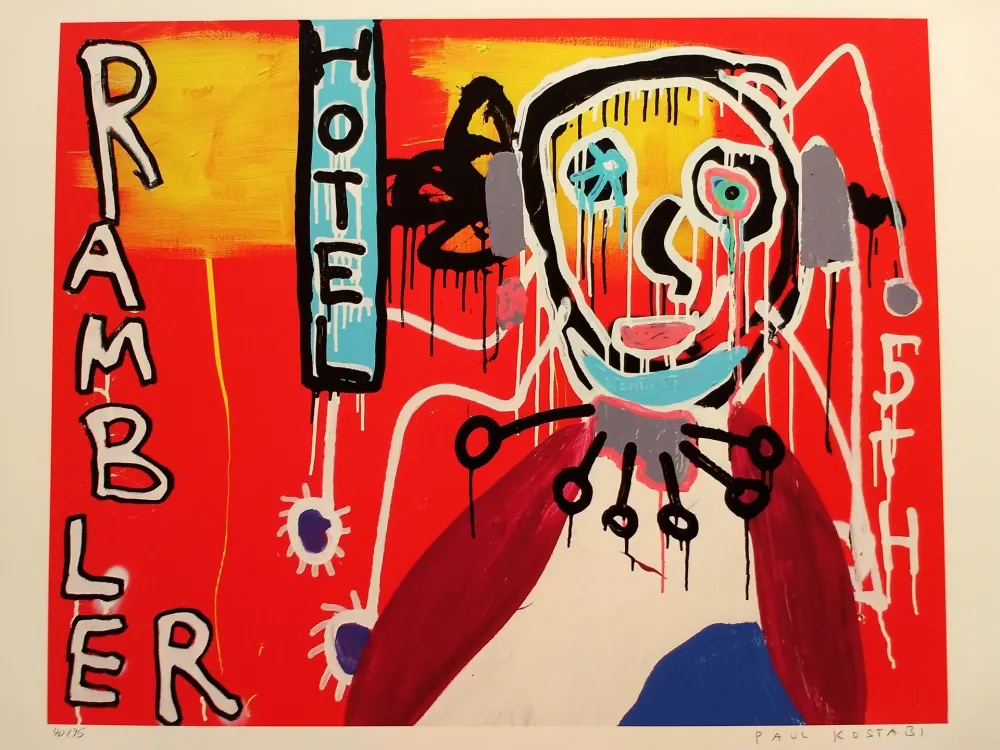 石版画 Kostabi - Kostabi