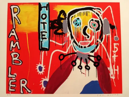 石版画 Kostabi - Kostabi