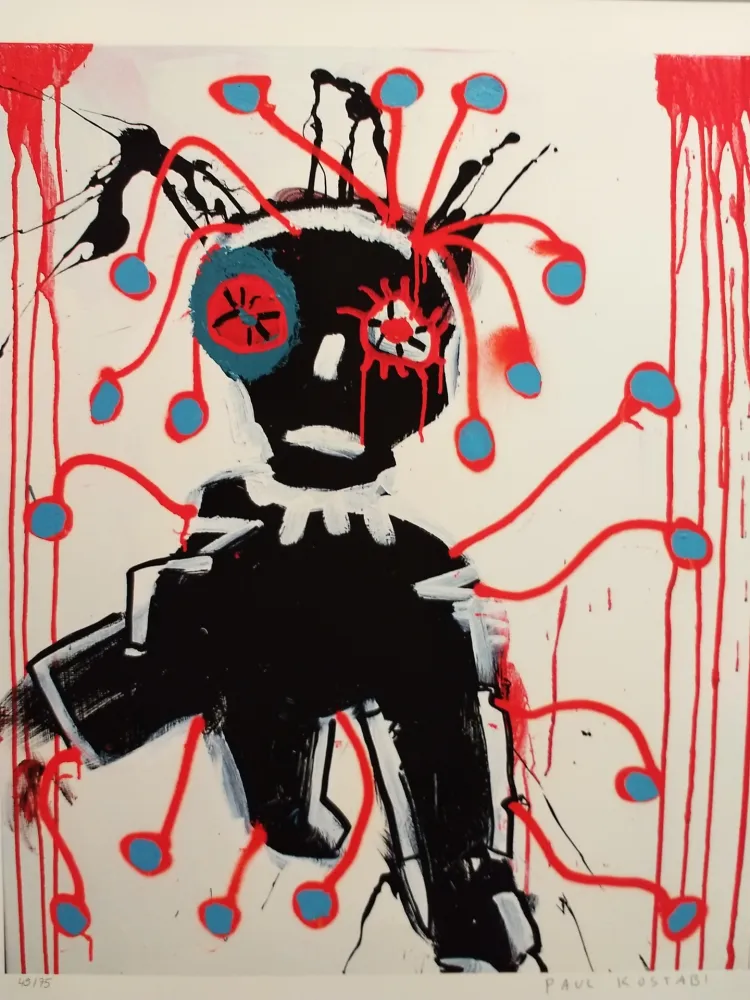 石版画 Kostabi - Kostabi