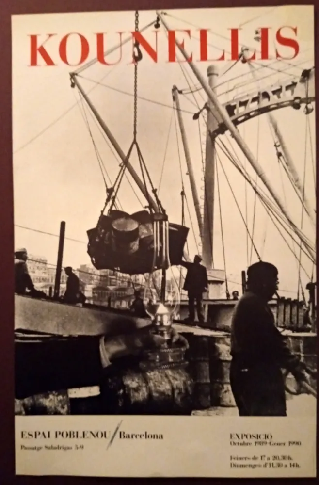海报 Kounellis - Exhibition poster Espai Poblenou