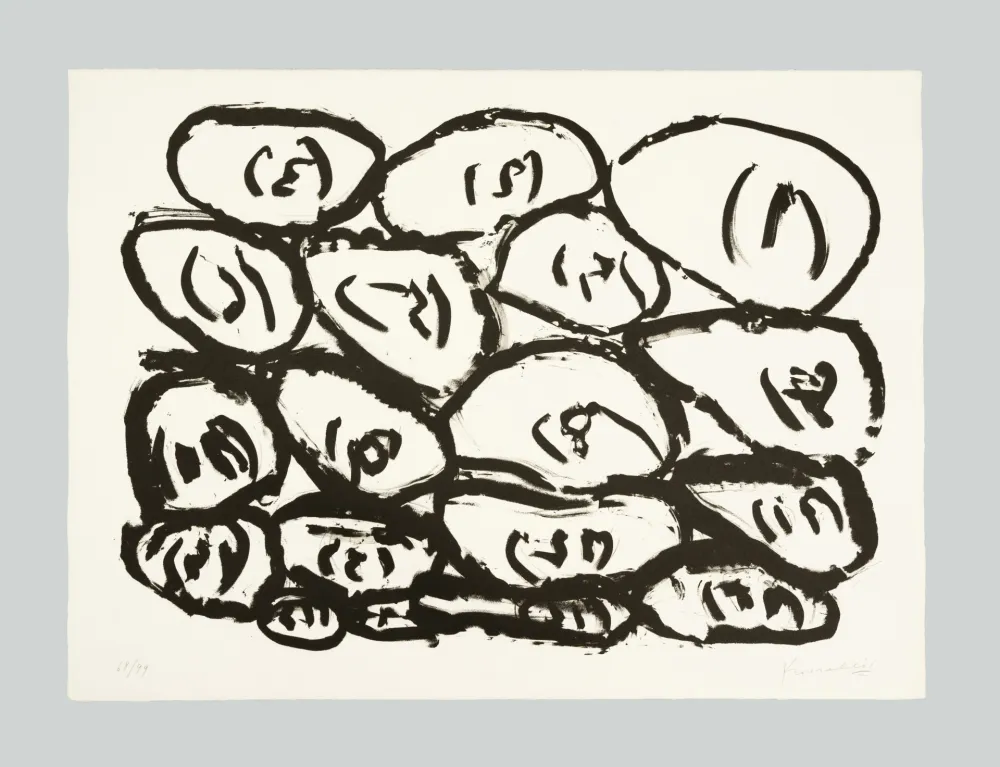 石版画 Kounellis - Senza titolo