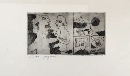 版画 Kress - Ungeheuer I [with] Ungeheuer II