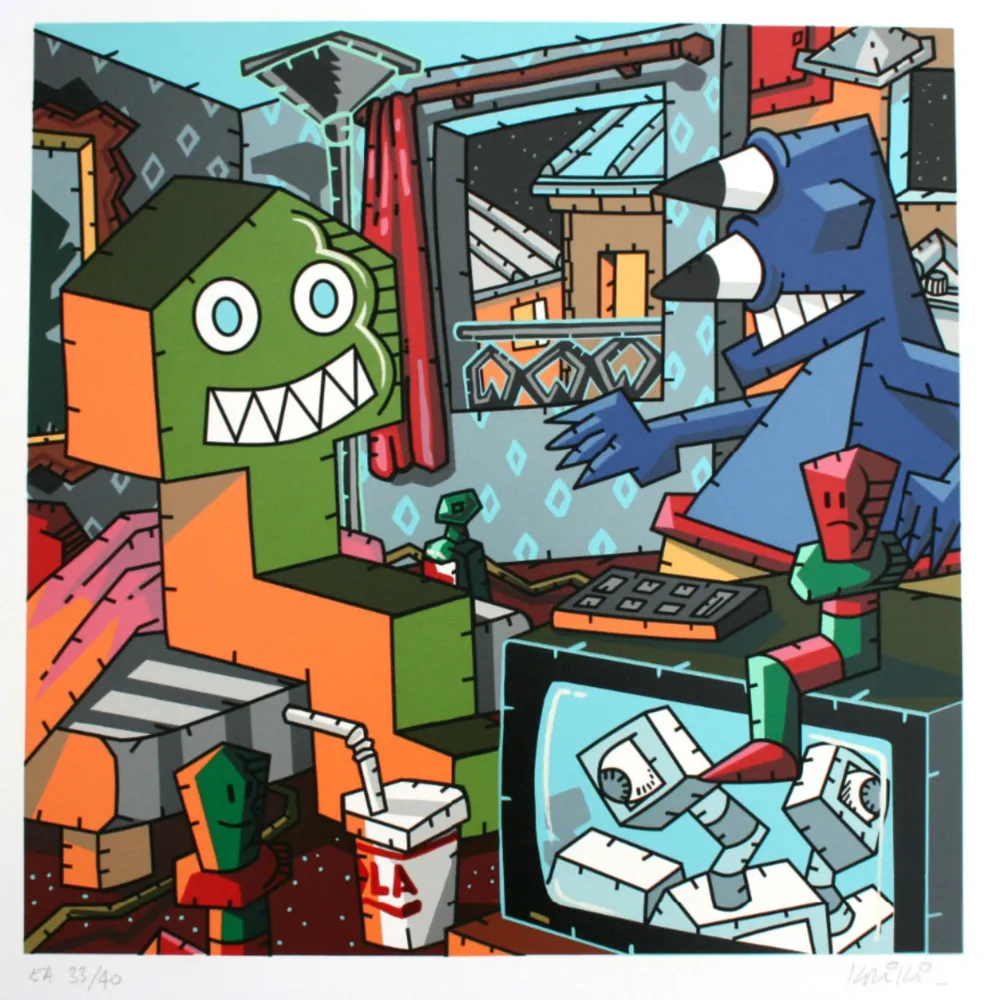 丝网印刷 Kriki - L’interieur