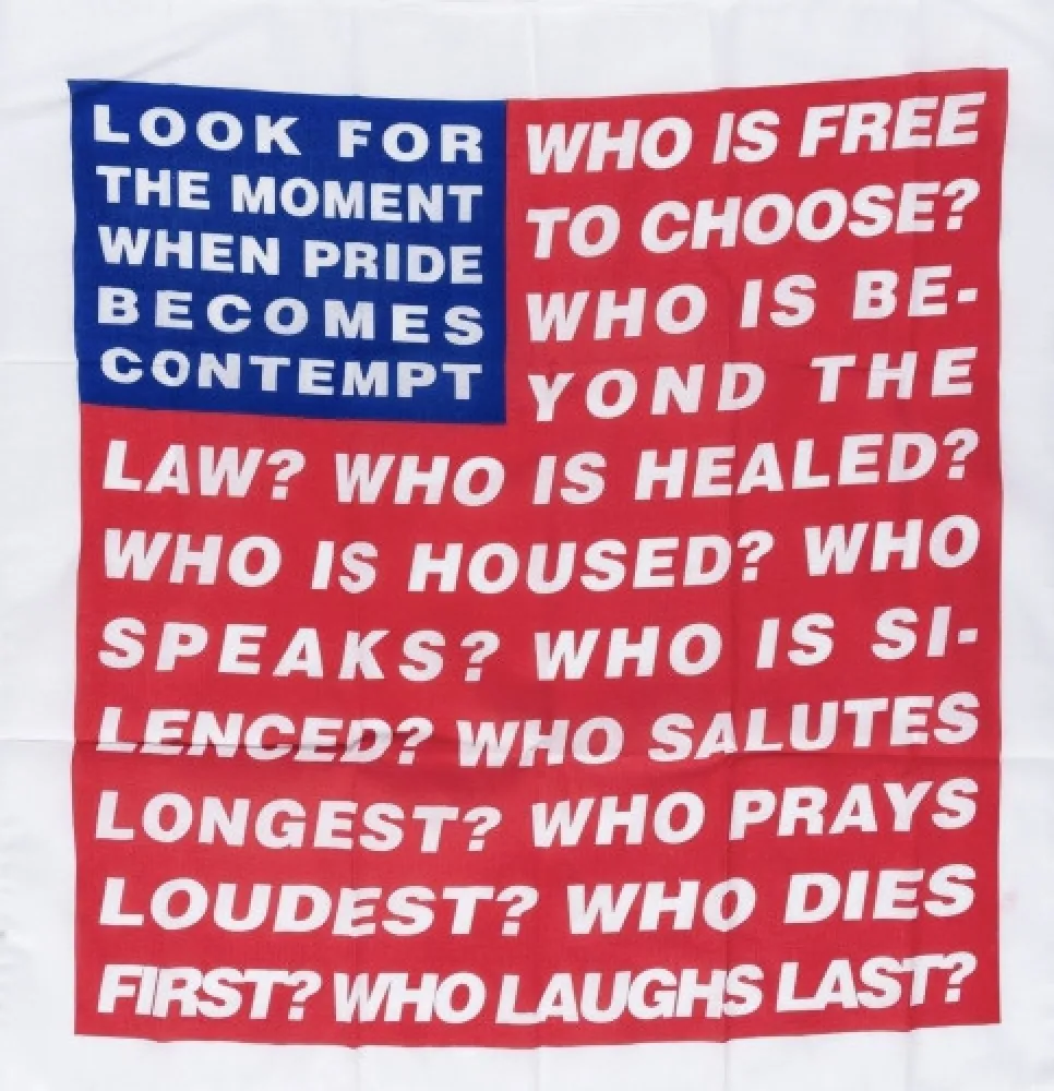 复数作品 Kruger - Untitled (Flag), 