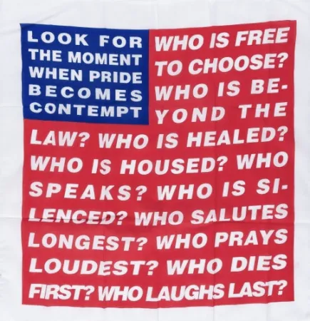 复数作品 Kruger - Untitled (Flag), 