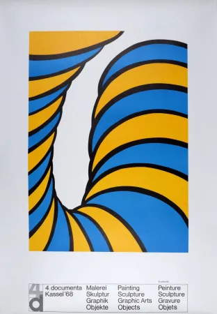 石版画 Krushenick - 4 documenta, Kassel, Germany, 1968