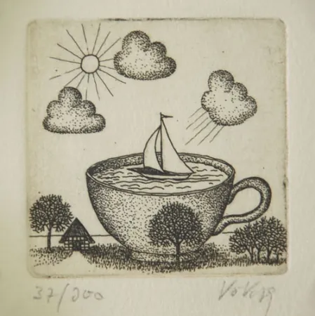 蚀刻版画 Kühn - 