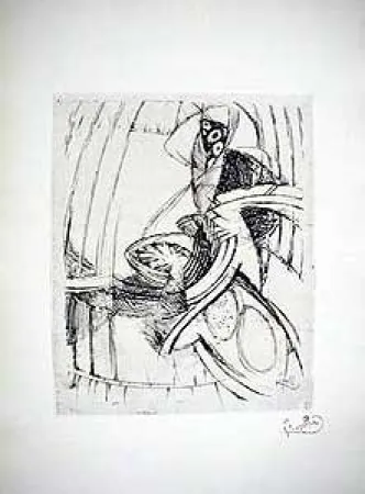 蚀刻版画 Kupka - Composition Geometrique