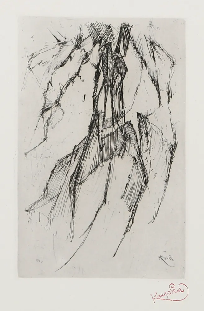 版画 Kupka - Fountain