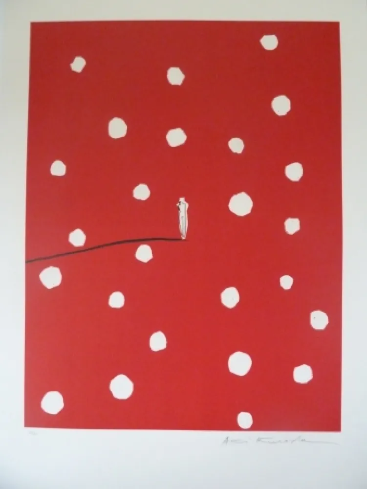 石版画 Kuroda - Affiche Avt Tarascon