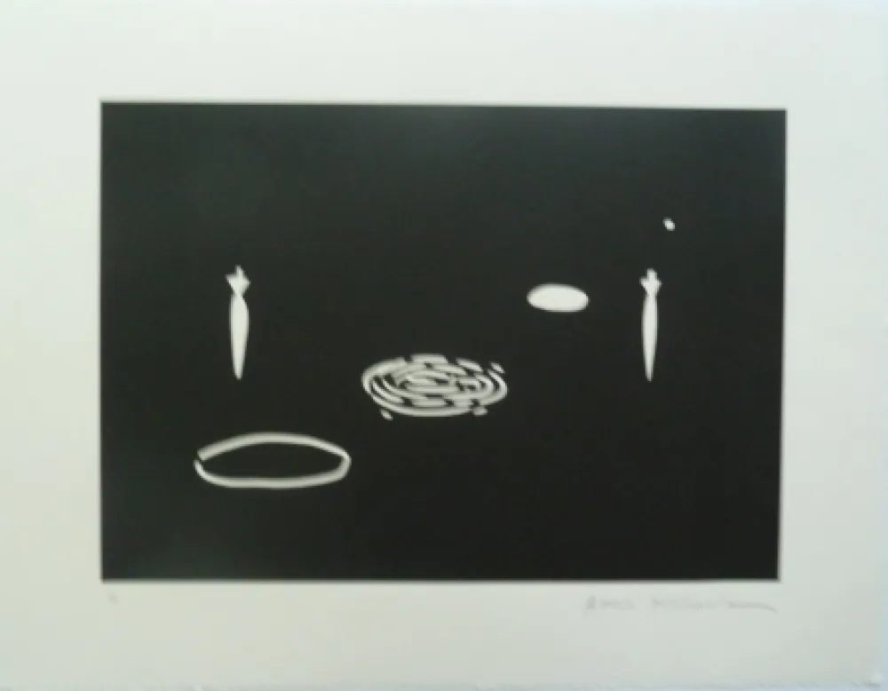 石版画 Kuroda - Angel City II