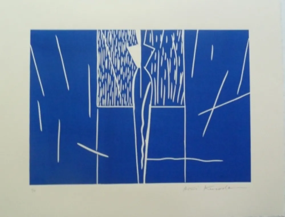 石版画 Kuroda - Angel City III