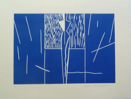 石版画 Kuroda - Angel City III