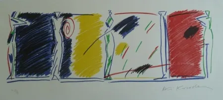 石版画 Kuroda - East/West