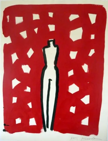 石版画 Kuroda - Sans Titre