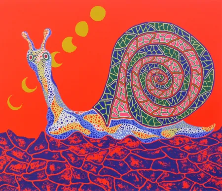 丝网印刷 Kusama - Snail
