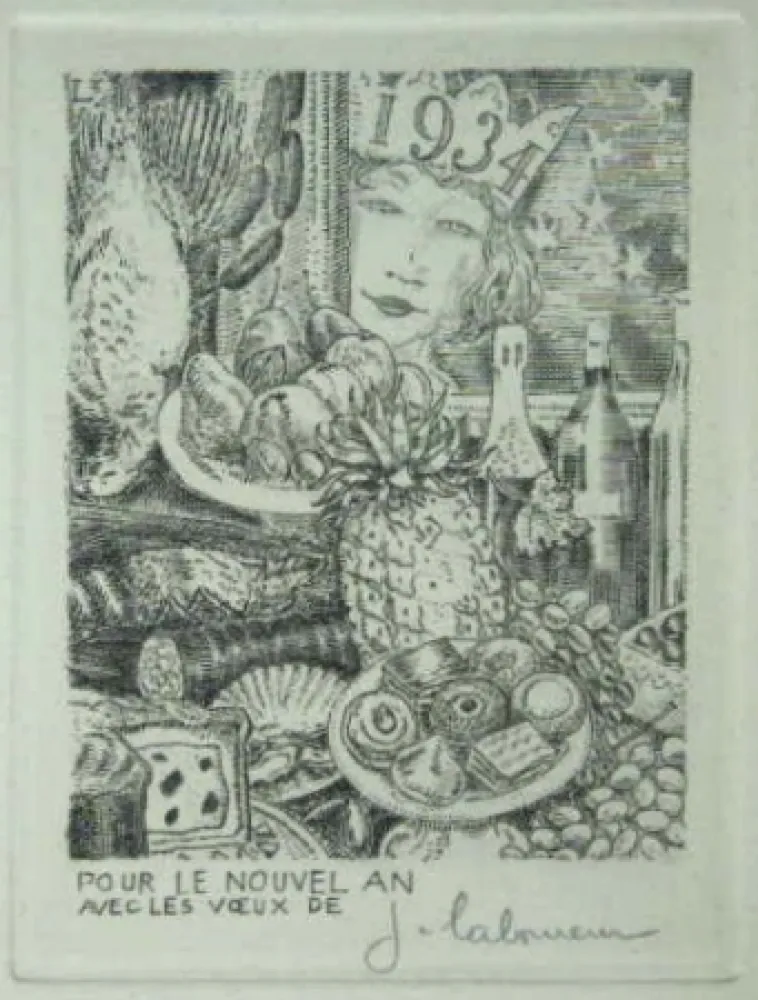 蚀刻版画 Laboureur - Cocagne.