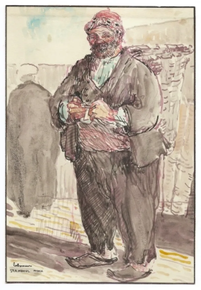 无技术 Laboureur - Le portefaix à Stamboul (Porter, Istanbul)