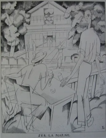 蚀刻版画 Laboureur - Sur la Marne