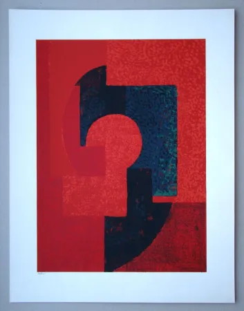 丝网印刷 Lacasse - Composition abstrait