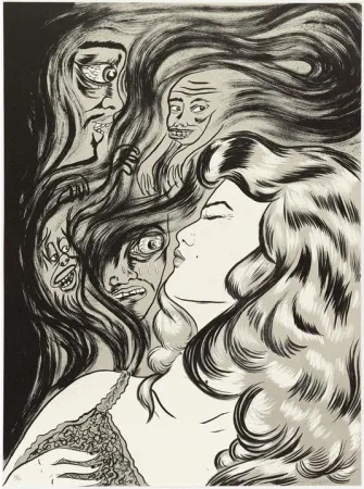 石版画 Lakra (Dr.) - Sans titre 1