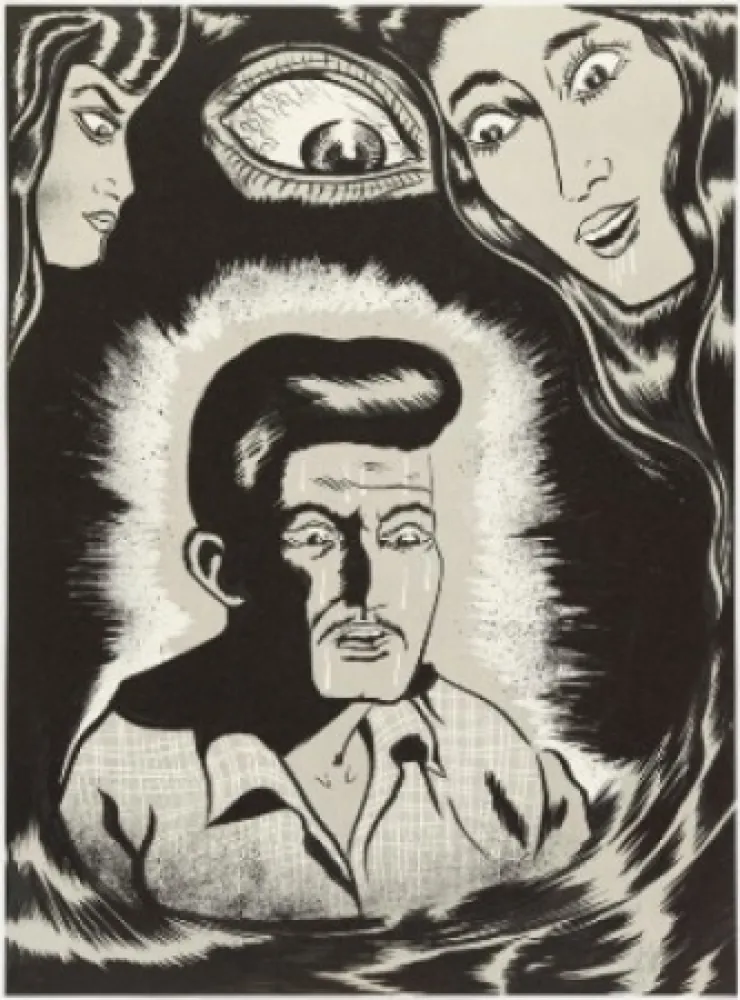 石版画 Lakra (Dr.) - Sans titre 1