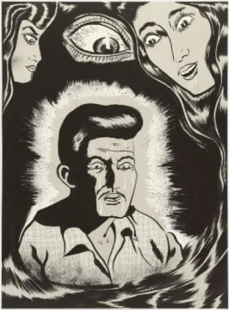 石版画 Lakra (Dr.) - Sans titre 1