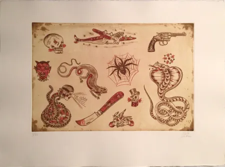 版画 Lakra (Dr.) - Untitled, #2