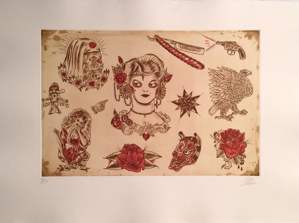 版画 Lakra (Dr.) - Untitled, #5